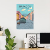 Baracoa Cuba Travel Poster ポスター (ホームオフィス)
