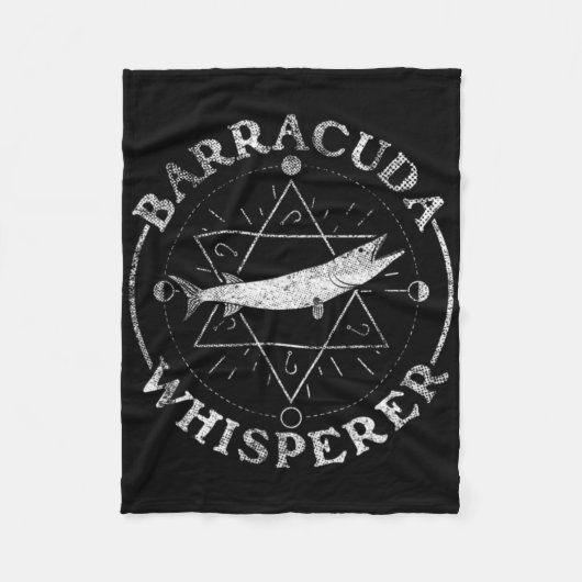 Baracuda Whisperer - Barracuda  フリースブランケット (正面)