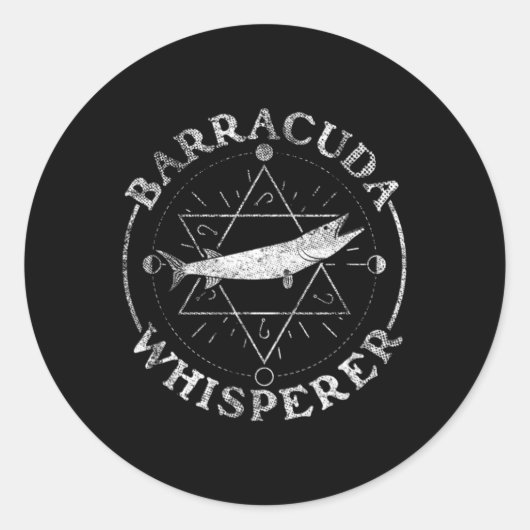 Baracuda Whisperer - Barracuda  ラウンドシール (正面)