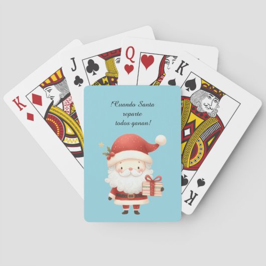 Barajas de Cartas Santa Claus トランプ (裏面)