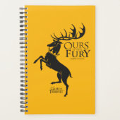 Baratheon Sigil - Ours is the Fury プランナー手帳 (正面)