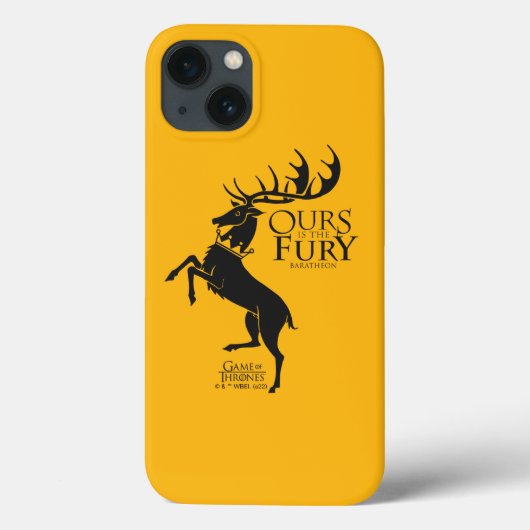 Baratheon Sigil - Ours is the Fury Case-Mate iPhoneケース (裏面)