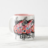 Barbのキルティングのマグ ツートーンマグカップ (正面左)