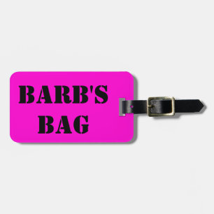 Barbのバッグ ラゲッジタグ