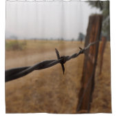 Barbの鉄条網 シャワーカーテン (正面)