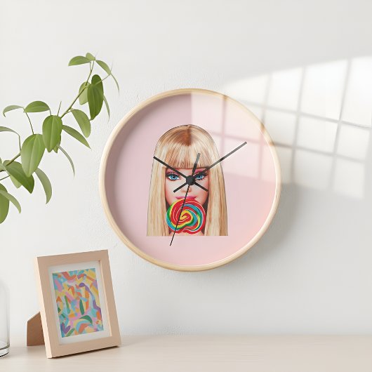 Barb Clock 壁時計