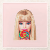 Barb Glass Coaster ガラスコースター (正面)