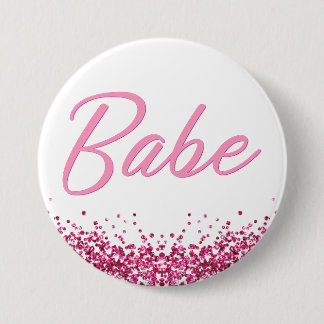 BARB Pink Malibu Doll Themed Babe Bachelorette 缶バッジ