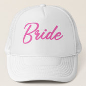 BARB Pink Malibu Doll Themed Bride Bachelorette キャップ (正面)