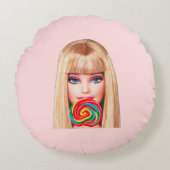 Barb Round Pillow ラウンドクッション (正面)