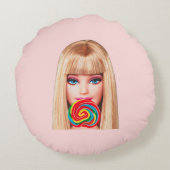 Barb Round Pillow ラウンドクッション (裏面)