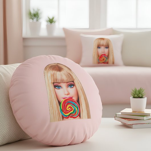 Barb Round Pillow ラウンドクッション