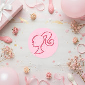 Barb Sticker ラウンドシール