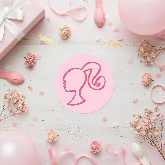 Barb Sticker ラウンドシール