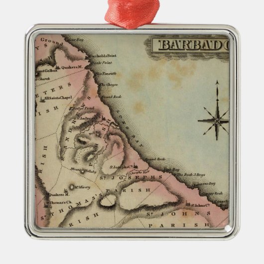 Barbadoes 2 メタルオーナメント (正面)