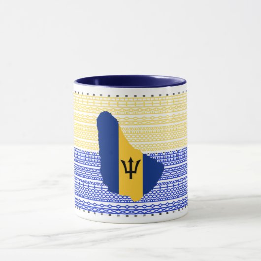 Barbados - My roots run deep so does my faith マグカップ (中央)