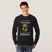 Barbados Therapy Barbados Flag Vacation Barbados Tシャツ (正面フル)