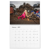 Barbara 2022 Calendar Scrapyard by Evija Laivina カレンダー (2月 2027)