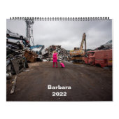 Barbara 2022 Calendar Scrapyard by Evija Laivina カレンダー (カバー)