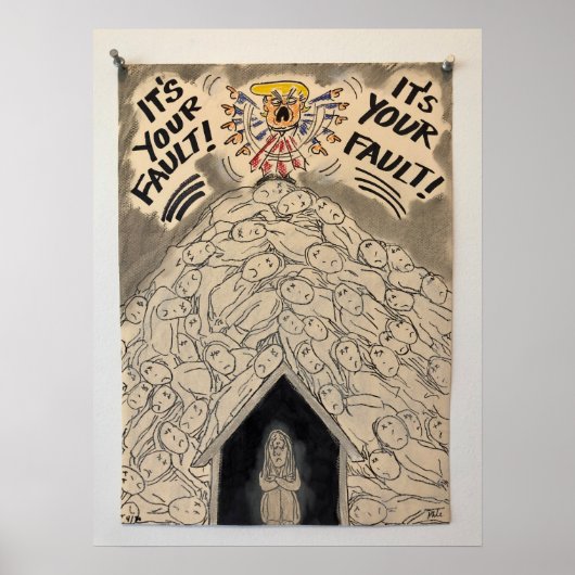 Barbara Daleの「私のせいじゃない」ポスター ポスター (正面)