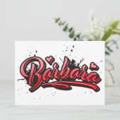 Barbara Heart Splash Graffiti Karte カード (スタンド正面)
