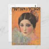 Barbara La Marr 1924年映画雑誌 ポストカード (正面/裏面)
