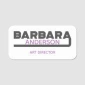 Barbara Nameタグ 名札 (正面)