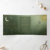 Barbara + Tim Trifold Wedding Invitation R13 三つ折り招待状 (内部)