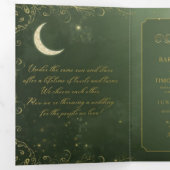 Barbara + Tim Trifold Wedding Invitation R13 三つ折り招待状 (内部最初)
