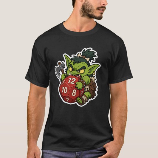Barbarian Dice Goblin Tシャツ (正面)