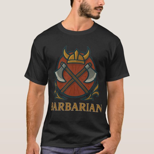 Barbarian — Fúria e Força Selvagem Tシャツ (正面)