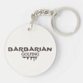 Barbarian Golfing キーホルダー (裏面)