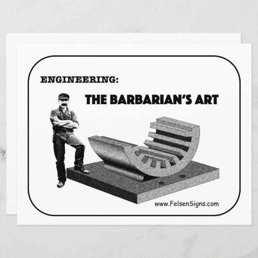 Barbarian's Art – ポスター (正面/裏面)