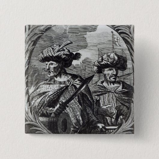 Barbarossaの兄弟 缶バッジ (正面)