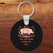 Barbecue Bbq Funny G Grill Competition  キーホルダー (正面)