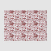 Barbecue Bbq Grilling Decoupage 薄葉紙 (正面)