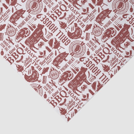 Barbecue Bbq Grilling Decoupage 薄葉紙 (詳細)