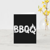 Barbecue Bbq Joke Gift For Grill Timer Smoker Camn カード (黄色い花)