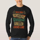 Barbecue  Greatest Griller In The World Tシャツ (正面)