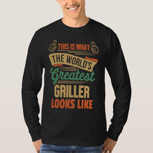 Barbecue Greatest Griller In The World Tシャツ (正面)