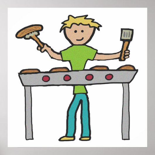 Barbecue Grillmaster BBQ ポスター (正面)