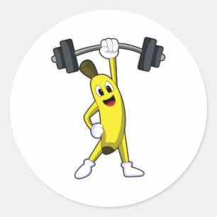 Barbellとの強さトレーニングでバナナ ラウンドシール
