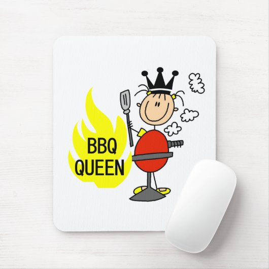Barbequeingの女王 マウスパッド (マウス)