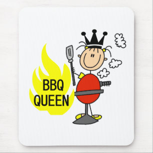 Barbequeingの女王 マウスパッド