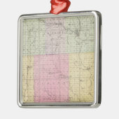 Barber郡およびHazelton、カンザス メタルオーナメント (左)