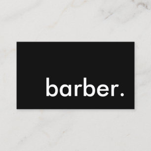 barber. 名刺