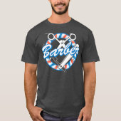 Barber  Haircutter Barber Gift Professional  (2) Tシャツ (正面)