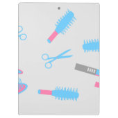 Barber Hairdresser Clipboard クリップボード (裏面)