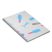 Barber Hairdresser Notebook ノートブック (右側)