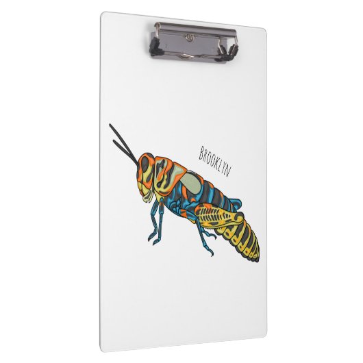 Barber pole grasshopper cartoon illustration  クリップボード (右)